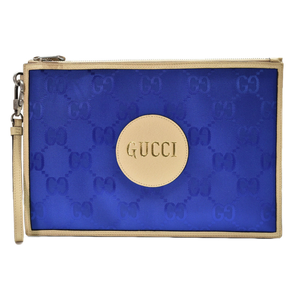 GUCCI Off the Grid Leather Blue Beige Bag Shoulder Limited Edition